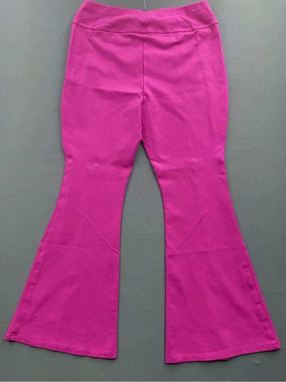 Dear Scarlett Women’s Pink Pull On Flare Pants Stretch Dress Career Size Medium - Picture 2 of 5